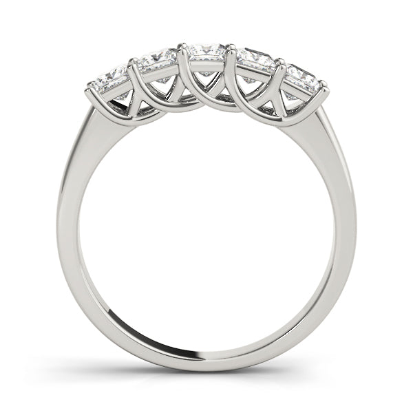 Platinum White 7/8 ct Diamond Wedding Ring