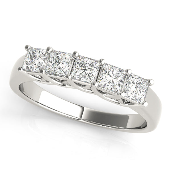 Platinum White 7/8 ct Diamond Wedding Ring