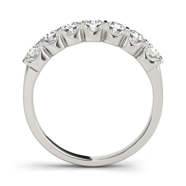 Platinum 1 CT Diamond Multi-Stone Wedding Band