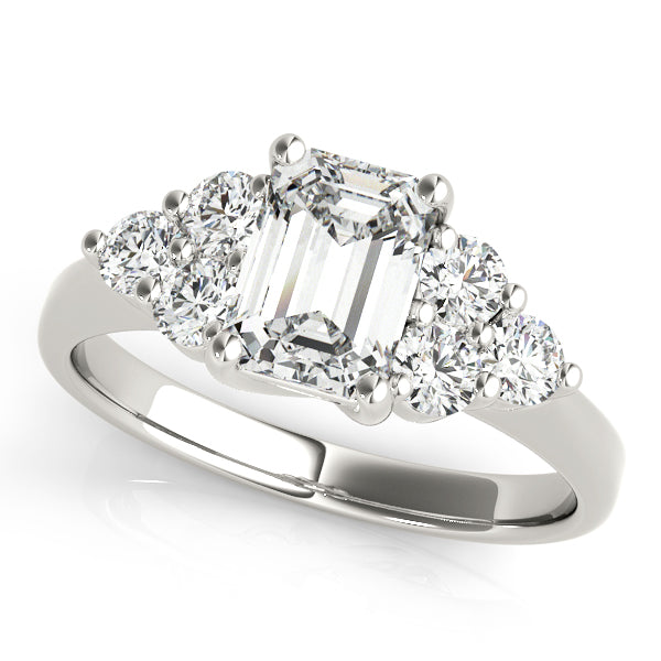 14K White Gold Diamond Fashion Ring