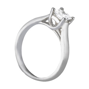 14K White Gold 0.75 CT Diamond Engagement Ring