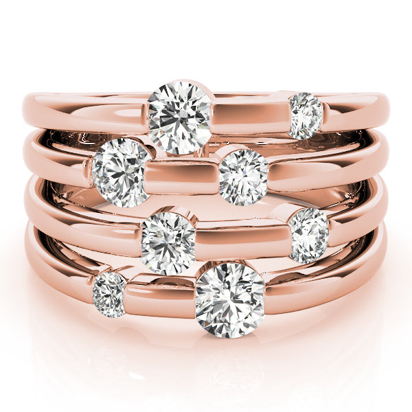 14K Rose Gold 1 ct tw Fashion Diamond Ring
