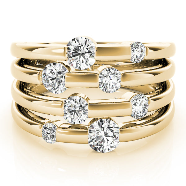 18K Yellow Gold 1 ct tw Fashion Diamond Ring