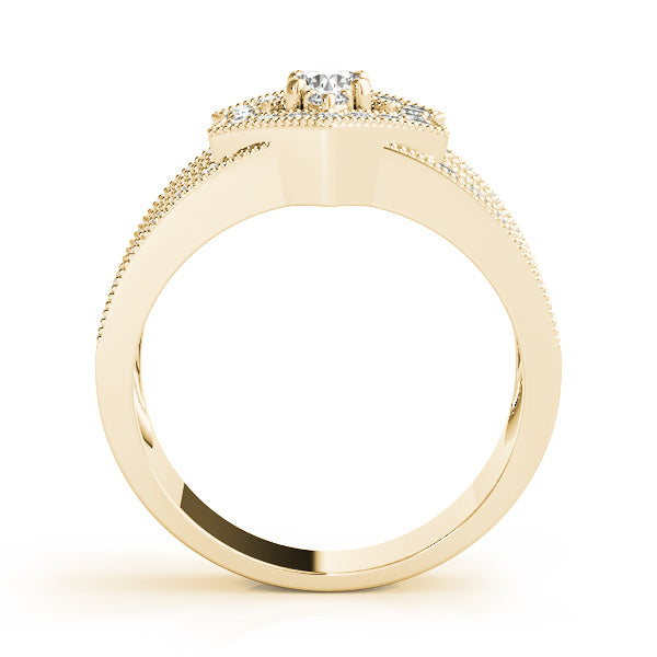18K Yellow Gold Multi-Diamond Fashion Ring