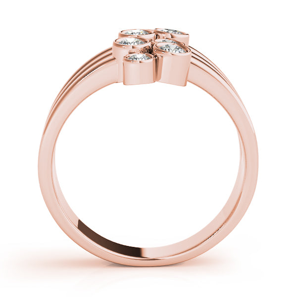 14K Rose Gold 1 ct tw Fashion Diamond Ring