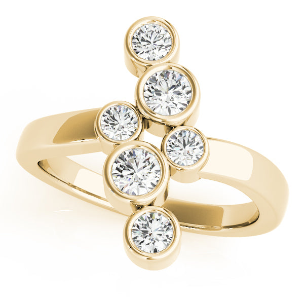18K Yellow Gold 1 ct tw Fashion Diamond Ring