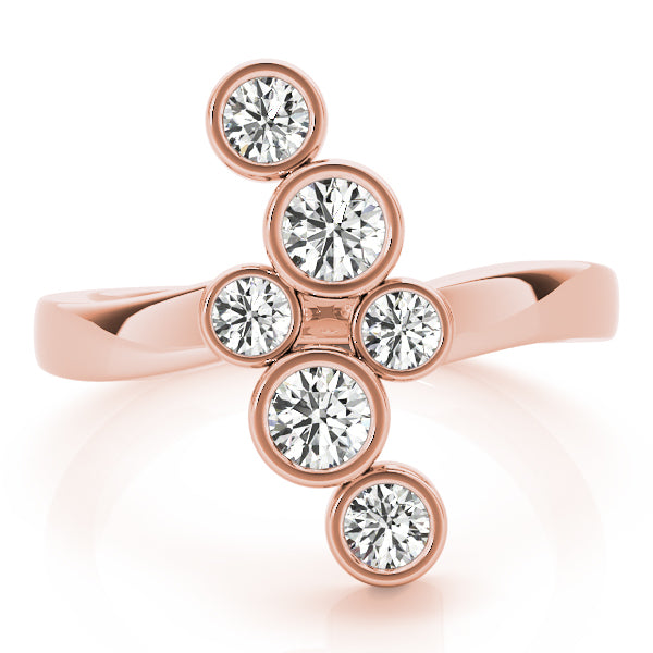 18K Rose Gold 1 ct tw Fashion Diamond Ring