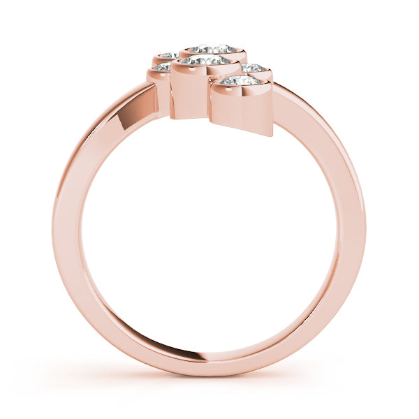 18K Rose Gold 0.80 CT Diamond Ring