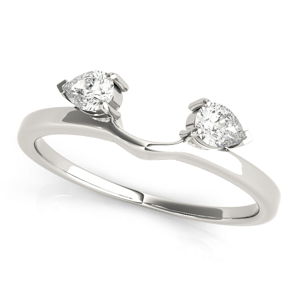14K White Gold 1/3 ct tw Diamond Wedding Ring