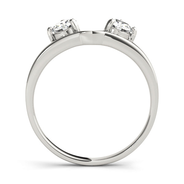 14K White Gold 1/2 ct Diamond Wedding Band