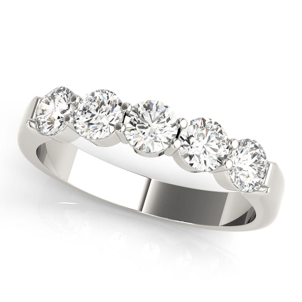 14K White Gold 1 ct Diamond Wedding Ring