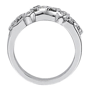 Platinum White Multi-Diamond Fashion Ring
