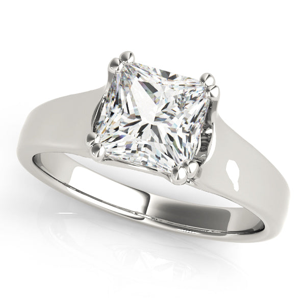 18K White Gold 1/4 ct tw Solitaire Diamond Engagement Ring