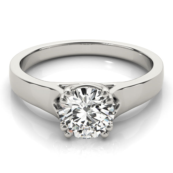 14K White Gold 1CT Diamond Solitaire Ring