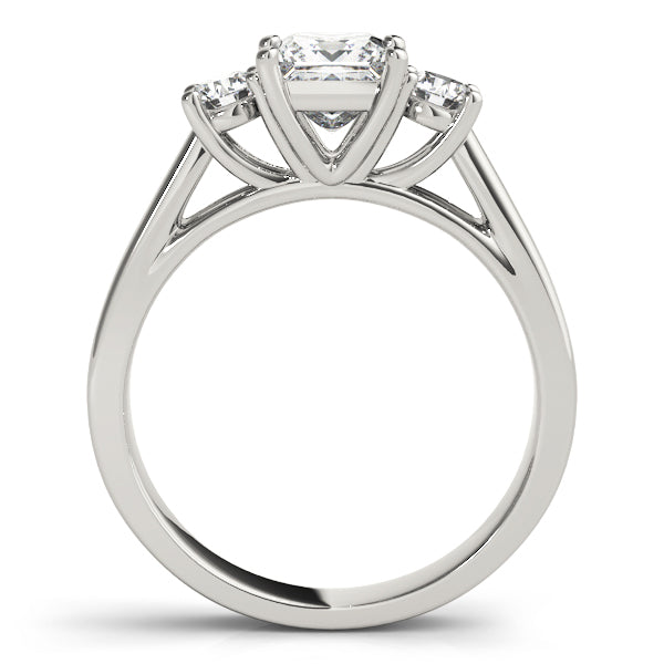 Platinum 1 CT Diamond Three Stone Engagement Ring