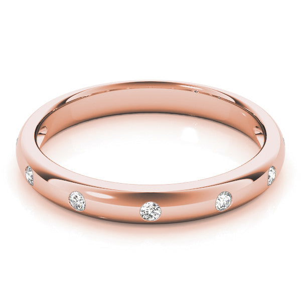 18K Rose Gold 0.105ctw Diamond Fashion Ring