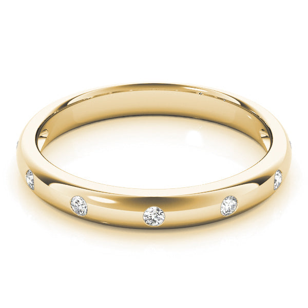 18K Yellow Gold 1/10 ct tw Fashion Diamond Ring