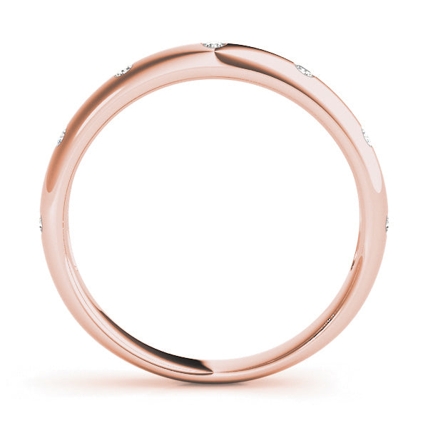 14K Rose Gold 1/10 ct tw Fashion Diamond Ring