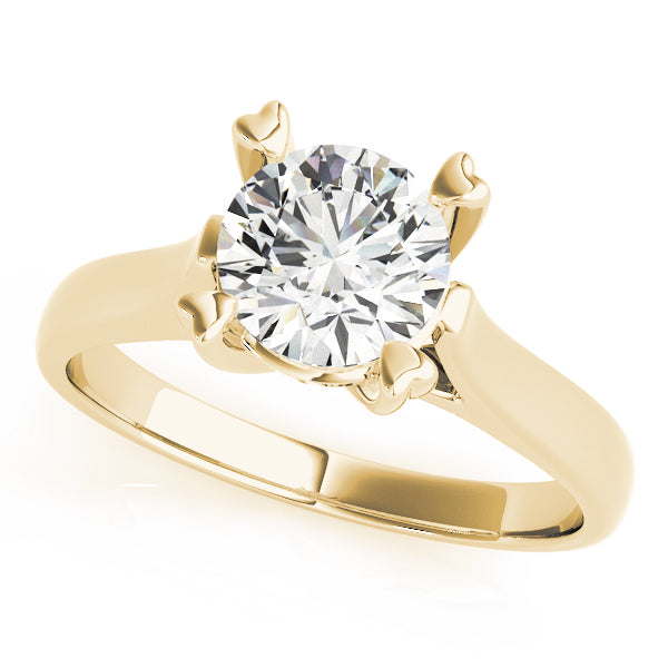 18K Yellow Gold 1 ct tw Solitaire Diamond Engagement Ring