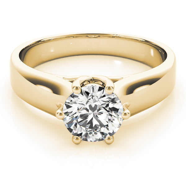 14K Yellow Gold 1 ct tw Solitaire Diamond Engagement Ring