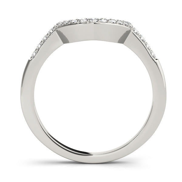 Platinum White Diamond Wedding Ring