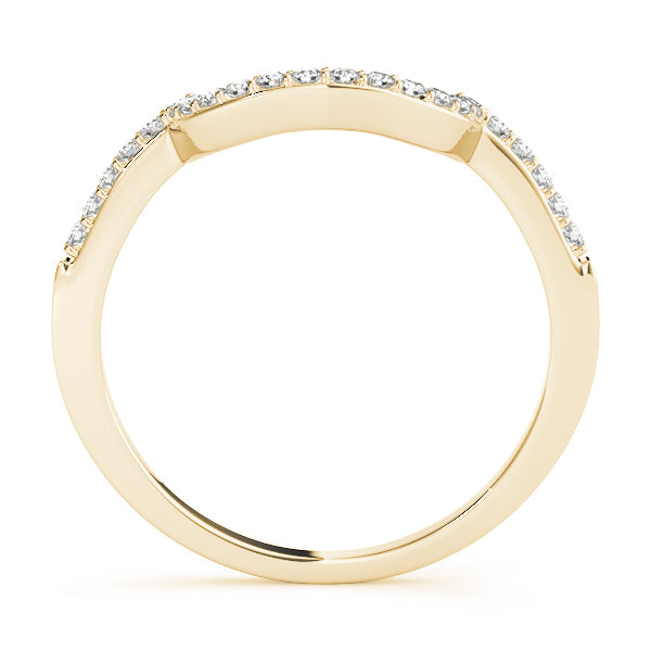 18K Yellow Gold Diamond Wedding Ring