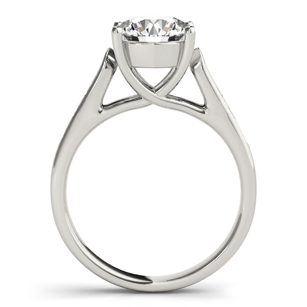 18K White Gold 1.25 ctw Round Diamond Engagement Ring