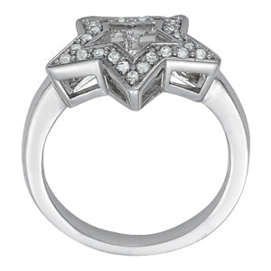Platinum White Multi-Diamond Fashion Ring