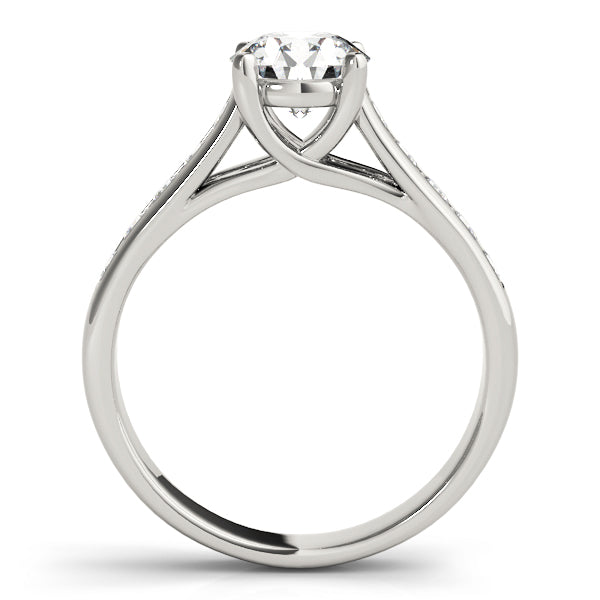 14K White Gold 1.38ctw Diamond Trellis Ring