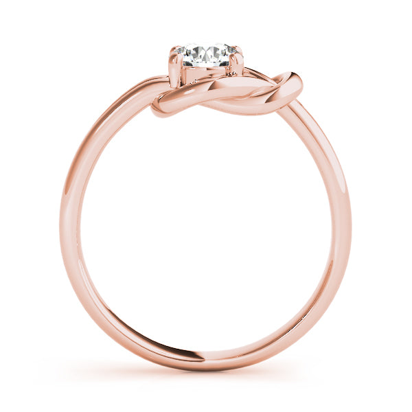 18K Rose Gold 1CT Diamond Fashion Ring