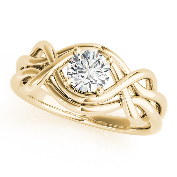 18K Yellow Gold 1/2 ct tw Fashion Diamond Ring