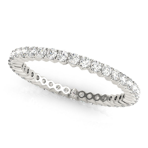 14K White Gold 1/4 ct tw Diamond Wedding Ring