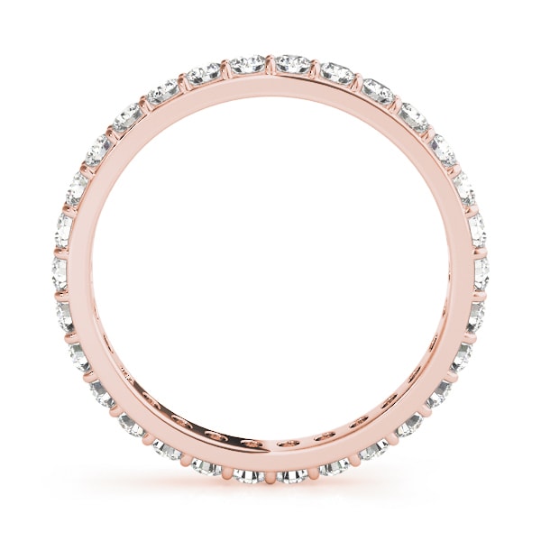 14K Rose Gold 3/8 ct tw Diamond Wedding Ring