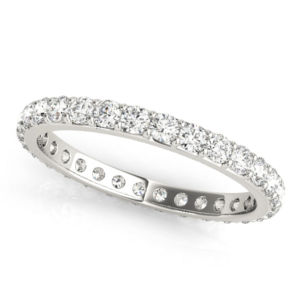 18K White Gold 3/8 ct tw Diamond Wedding Ring