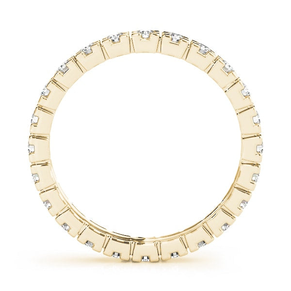 18K Yellow Gold 3/8 ct tw Diamond Wedding Ring
