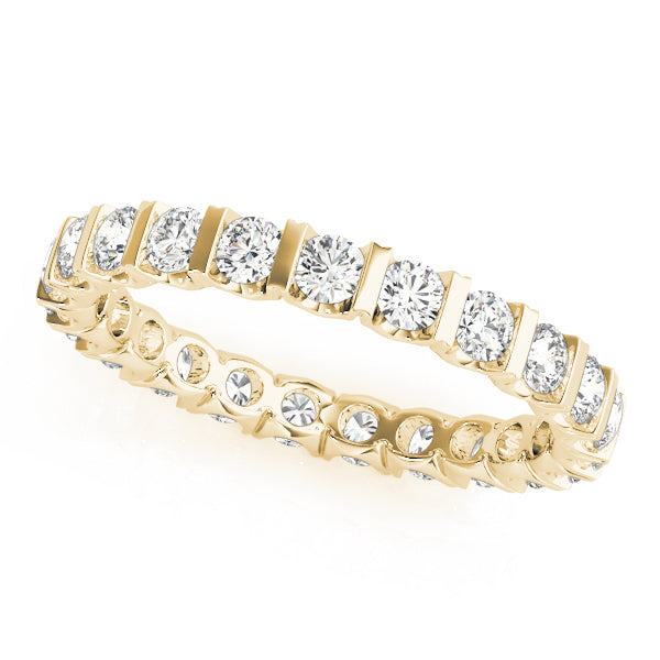 14K Yellow Gold Diamond Wedding Ring