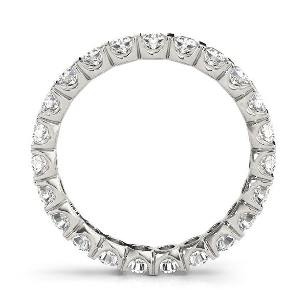 18K White Gold 1 CT Diamond Wedding Ring