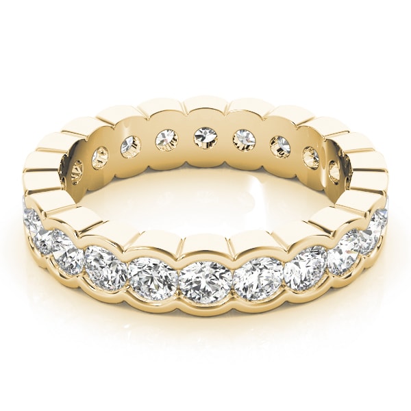 18K Yellow Gold 7/8 ct tw Diamond Wedding Ring