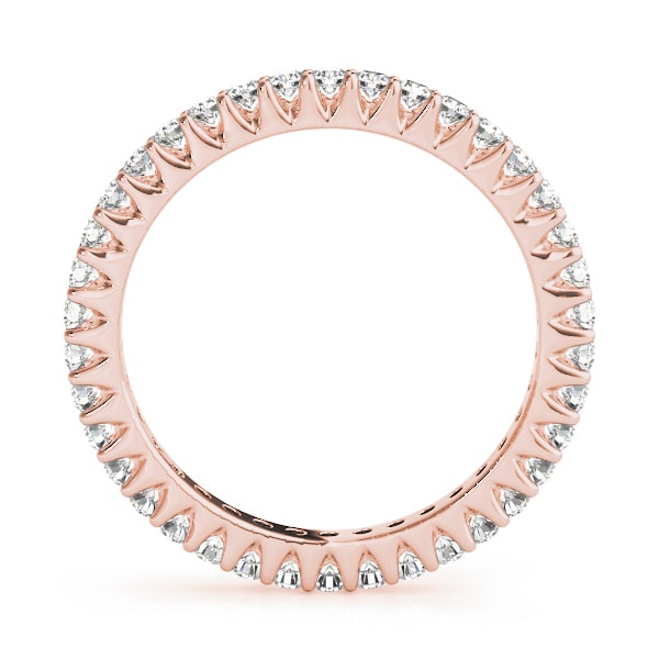 18K Rose Gold 7/8 ct tw Diamond Wedding Ring