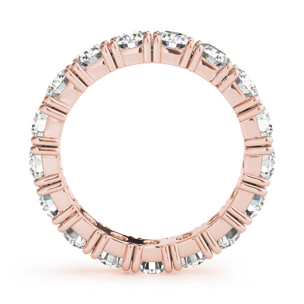 18K Rose Gold 2 3/8 ct tw Diamond Wedding Ring