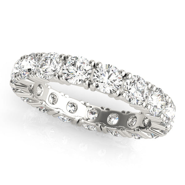 14K White Gold 2.38ctw Diamond Wedding Band