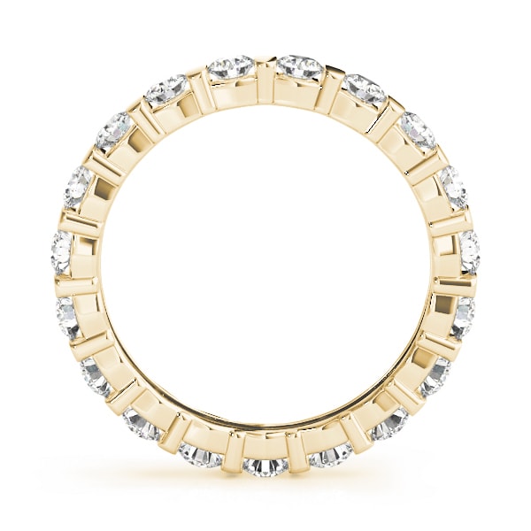 18K Yellow Gold 1 1/8 ct tw Diamond Wedding Ring