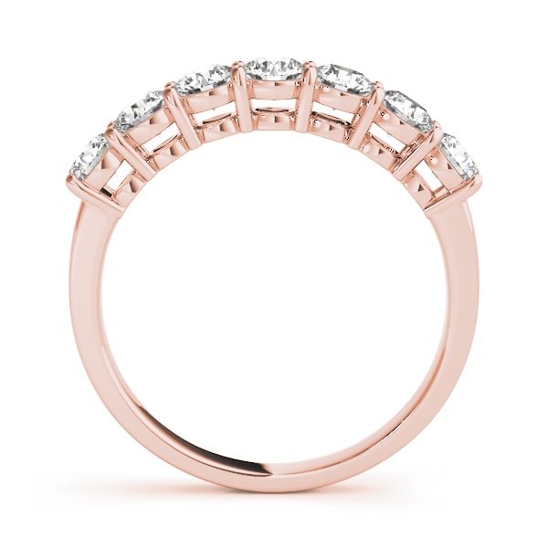 14K Rose Gold 1 ct tw Diamond Wedding Ring