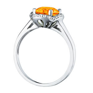 Platinum White Multi-Diamond Fashion Ring