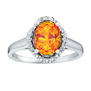 Platinum White Multi-Diamond Fashion Ring