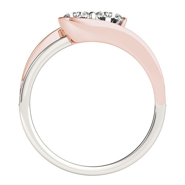 14K White Gold Multi-Diamond Fashion Ring