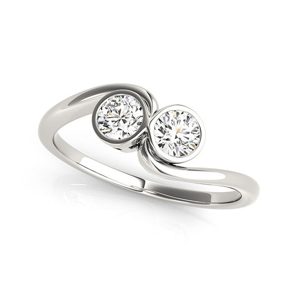 18K White Gold 1ctw Round Diamond Fashion Ring