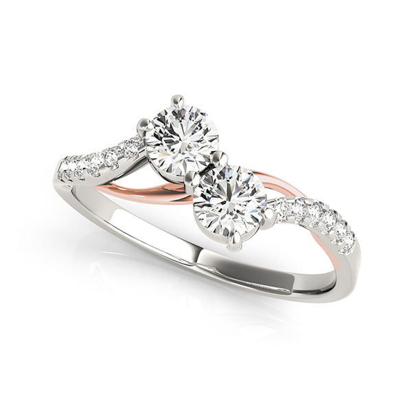 18K White Gold Multi-Diamond Fashion Ring