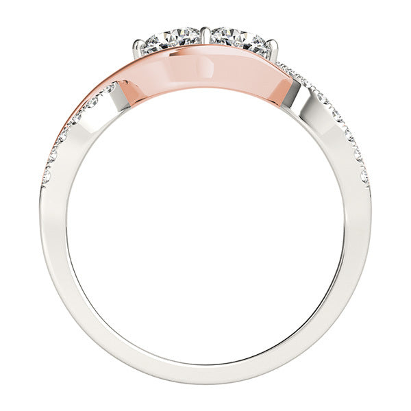 Platinum White Multi-Diamond Fashion Ring