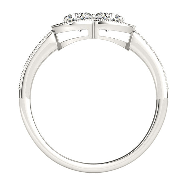 18K White Gold Multi-Diamond Fashion Ring